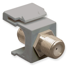 ICC Cabling Products: IC107B5FGY F Connector Keystone Jack