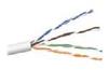 Plenum Rated CMP 24AWG Solid 350 MHz White Cat5e Cable