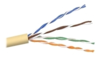 Premium 24 AWG Solid 350 MHz CMR Rated Yellow Cat5e Cable