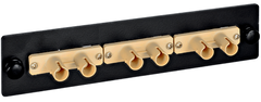 <p>ICC Cabling Products: ICFOPT16BK ST Fiber Adapter Panel</p>