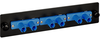 ICC ICFOPT26BK ST 6 Simplex MM/SM Ceramic Fiber Optic Adapter Panel