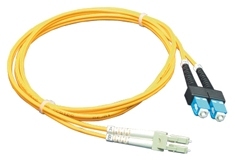 ICC: 10 Meter LC-SC Duplex Single Mode Fiber Patch Cable