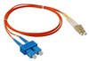 ICC ICFOJ2M701 LC-SC Duplex MM 50 Micron Fiber Patch Cable 1 Meter 