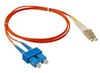 ICC ICFOJ2M702 LC-SC Duplex MM 50 Micron Fiber Patch Cable 2 Meter