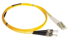 ICC: 2 Meter LC-ST Duplex Single Mode Fiber Patch Cable